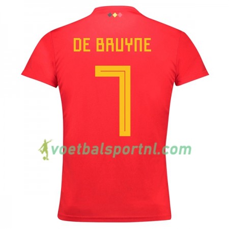 België De Bruyne 7 Thuis Shirt WK voetbal 2018